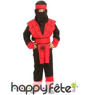 Déguisement de ninja araignée pour enfant