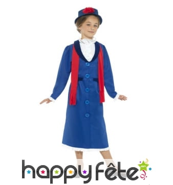 Déguisement de nounou victorienne pour enfant