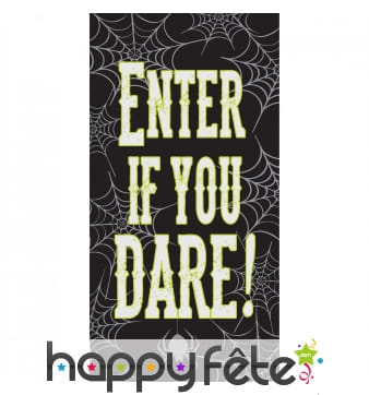 Déco de porte Enter if you dare