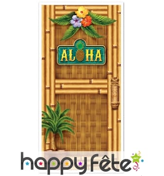 Déco de porte Hawaï Aloha