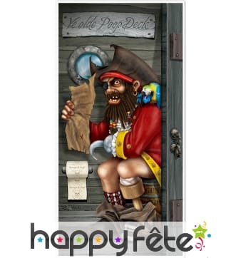 Déco de porte Pirate sur le pot