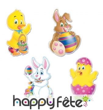 Décor de pâques, lapin ou canard