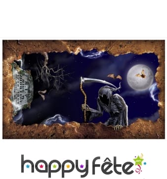 Decor de plafond tombe ouverte