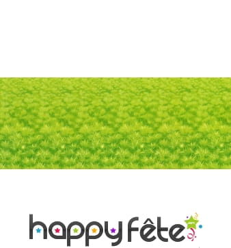 Decor de pré vert