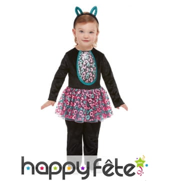 Déguisement de petit chat en tutu pour enfant