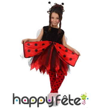 Déguisement de petite coccinelle robe bouffante