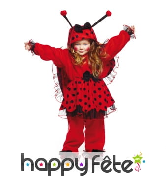 Déguisement de petite coccinelle rouge