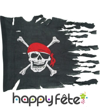 Drapeau de pirate déchiré