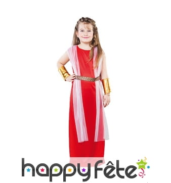 Déguisement de romaine pour enfant fille