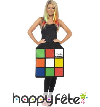 Déguisement de Rubiks cube pour femme