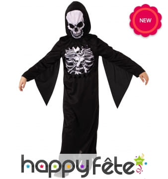 Déguisement de spectre squelette pour enfant