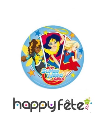 Disque DC Super Hero Girls en azyme de 20cm