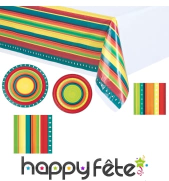 Déco de table aux couleurs Mexicaine