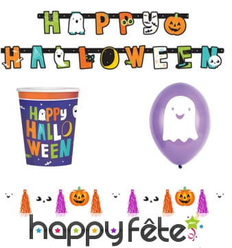 Déco de table Happy Halloween pour enfant