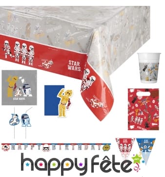 Déco de table Star Wars Forces pour anniversaire
