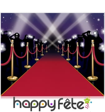 Decor de tapis rouge