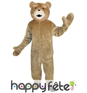Déguisement de Ted pour adulte, mascotte