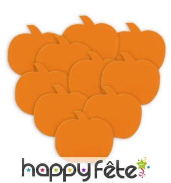 Dessous de verres citrouille orange unie