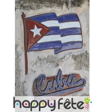 Decoration en carton de cuba