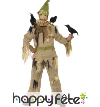 Déguisement épouventail corbeau