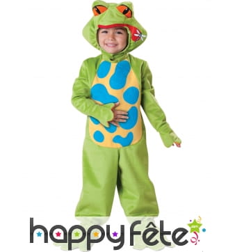 Déguisement enfant de grenouille verte