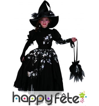 Déguisement enfant de sorciere noire 4/5 ans