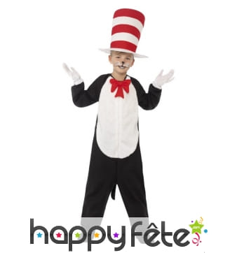 Déguisement enfant du chat chapeauté