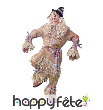 Déguisement épouvantail, deluxe