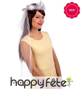 Diadème et voile, pour femme