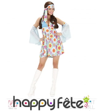 Déguisement flower power girl