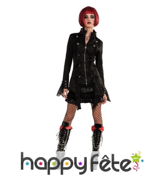 Déguisement gothique noir pour femme