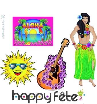 Décorations hawaïennes