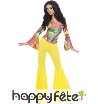 Déguisement hippie années 70 groove