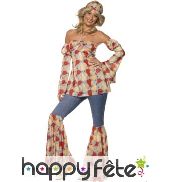Déguisement hippie années 70