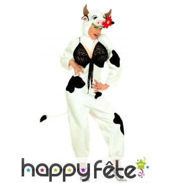 Déguisement humoristique de vache sexy pour femme