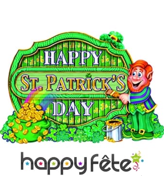 Décor "Happy saint patrick's day"