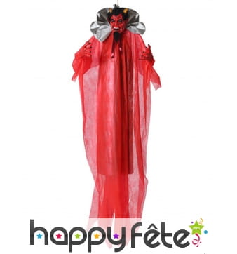 Diable lumineux et sonore à suspendre de 1,9m