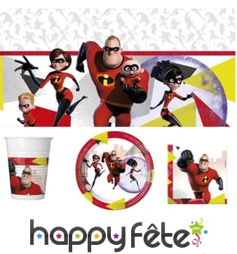 Déco Les Indestructibles pour table