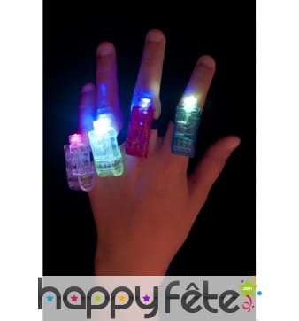 Doigts lumineux multicolores