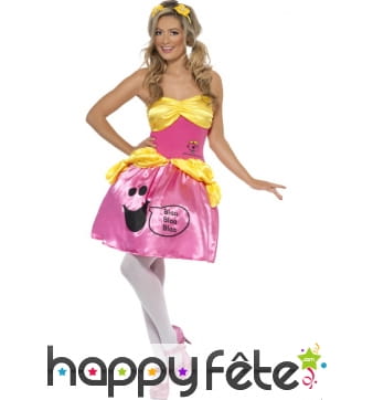 Déguisement miss bavarde