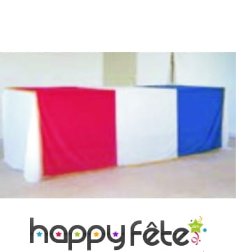 Drap mortuaire bleu blanc rouge