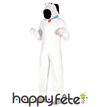 Déguisement Mascotte de chien blanc