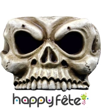 Demi-masque de squelette pour adulte