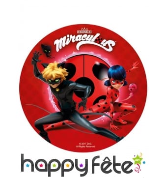 Disque Miraculous Ladybug azyme de 20cm