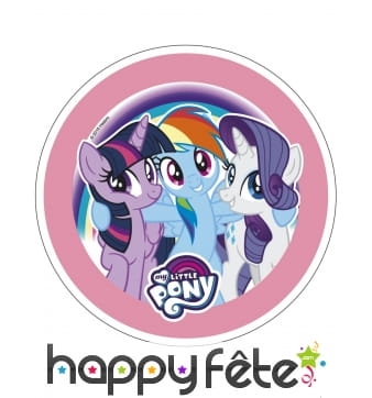Disque My Little Pony de 21 cm en azyme