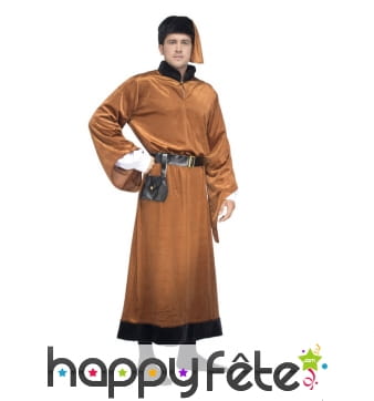 Déguisement manteau marron russe traditionnel