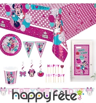 Déco Minnie pour anniversaire