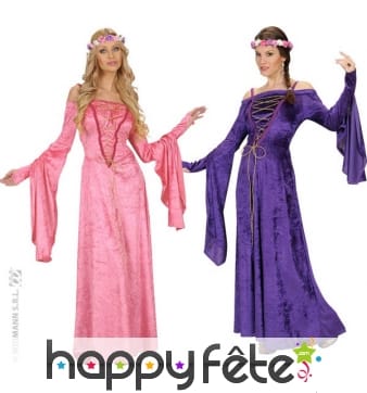 Déguisement medievale pour femme