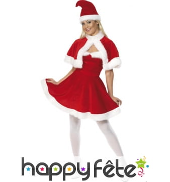 Déguisement miss santa sexy