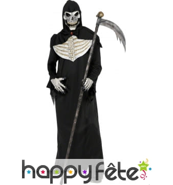 Déguisement moissonneur sinistre noir